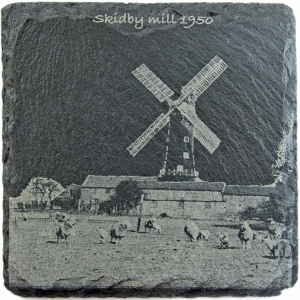 Skidby Mill slate coaster