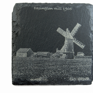 Easington Mill slate coaster