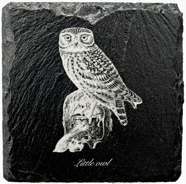 Owls slate coasters - Image 3